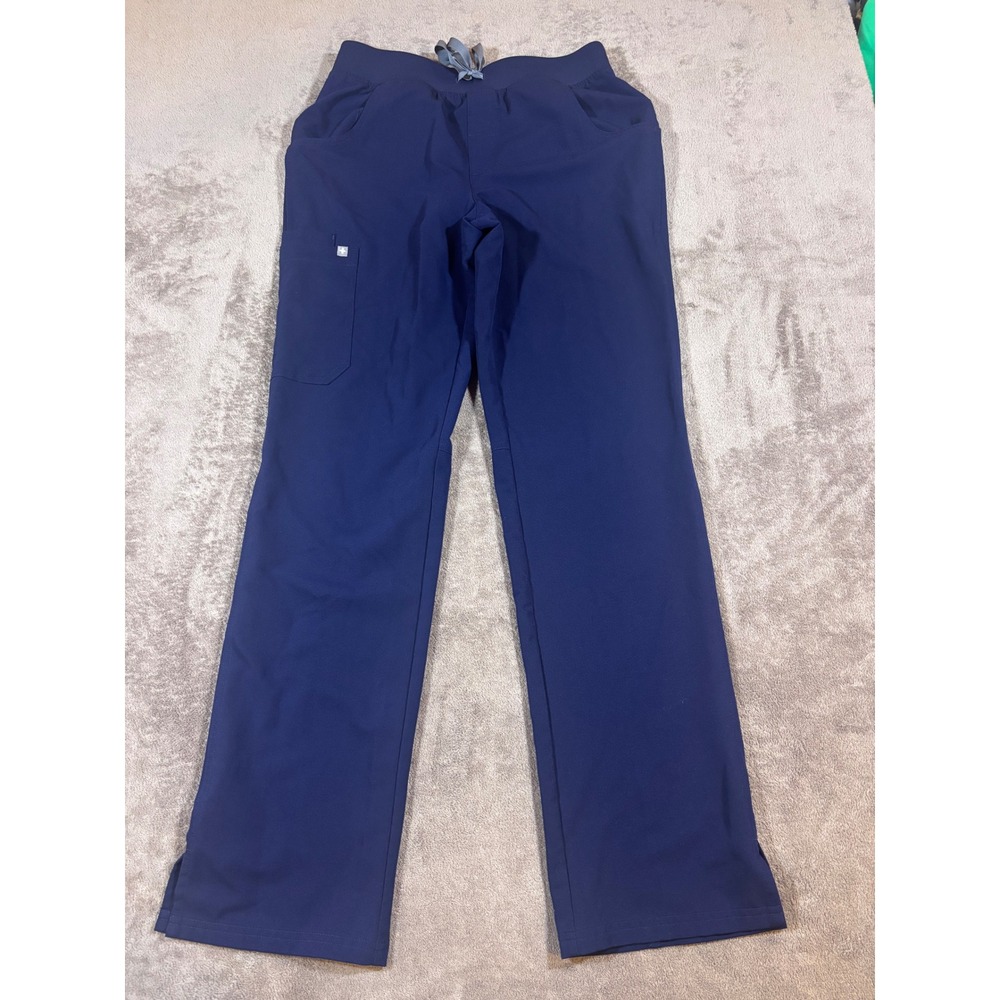 FIGS Kade Cargo Scrub Pants Navy Blue Technical Collection Small Tall S/T